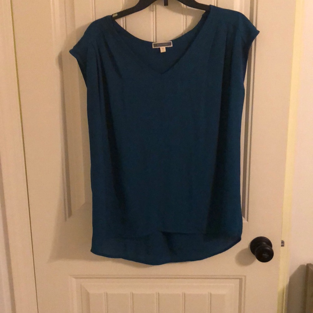 Women’s dark teal blouse